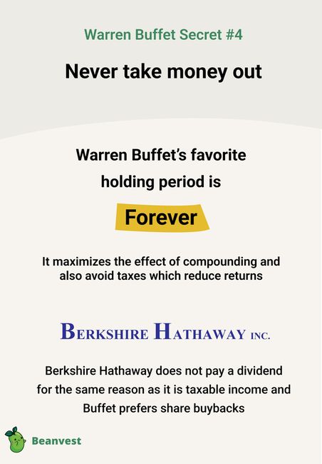 Warren Buffet Secret #4