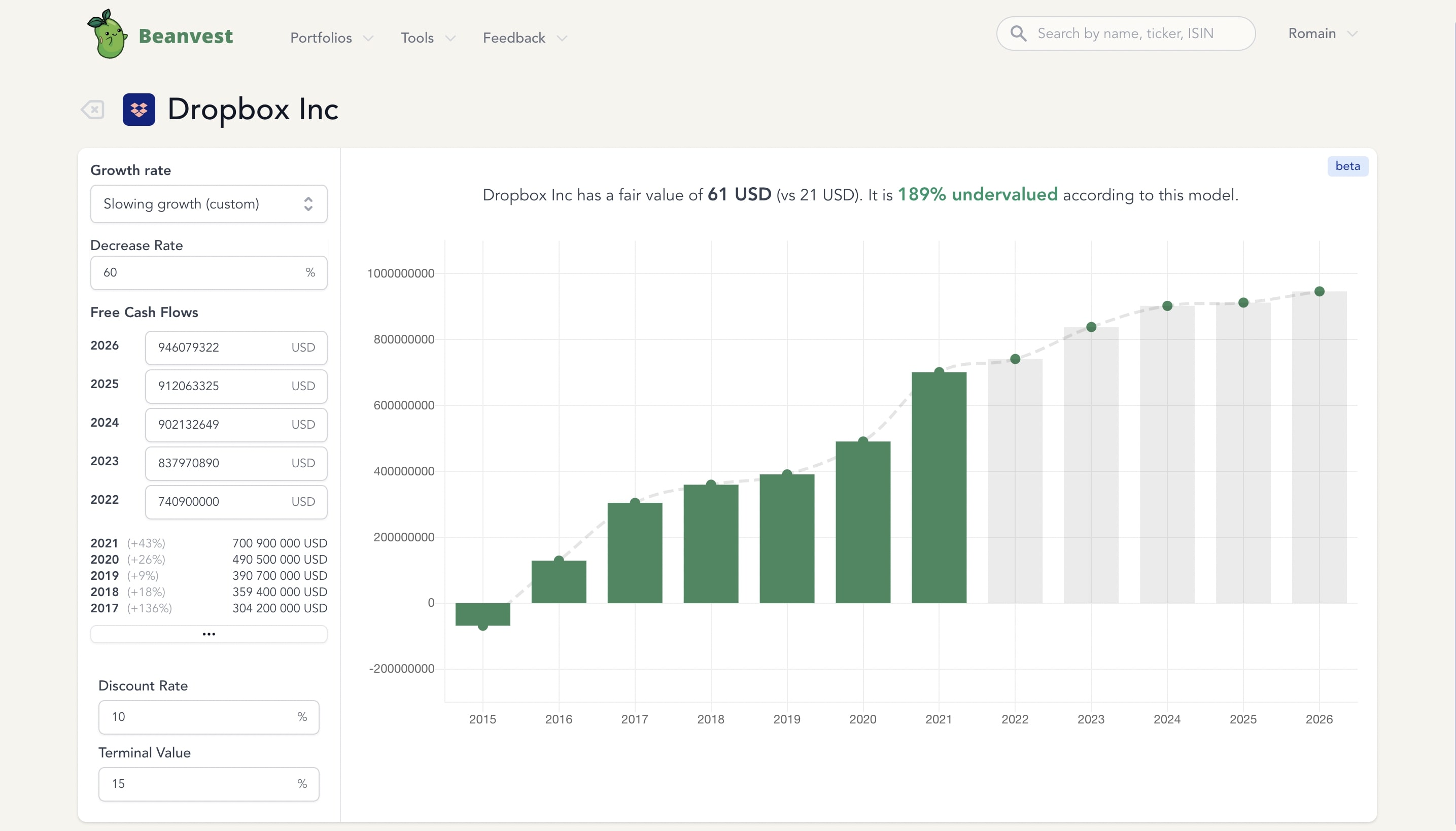 DCF Calculator