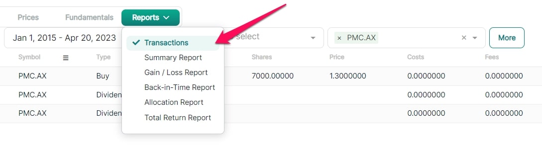 StockMarketEye Transactions